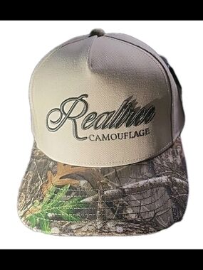Realtree Camouflage Snapback hat Woodland Camo